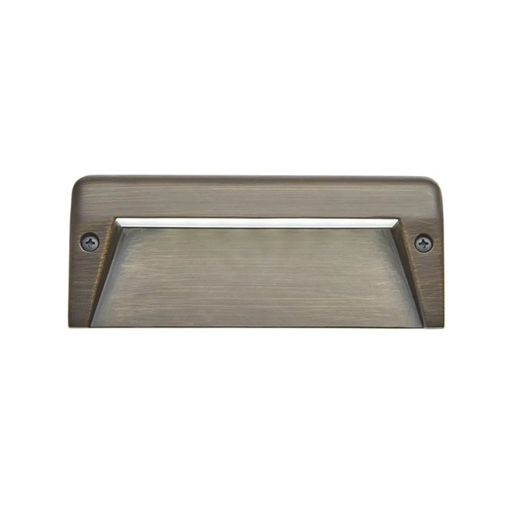 12V 6" LED Surface Mount Step Light 2700K Centennial Brass