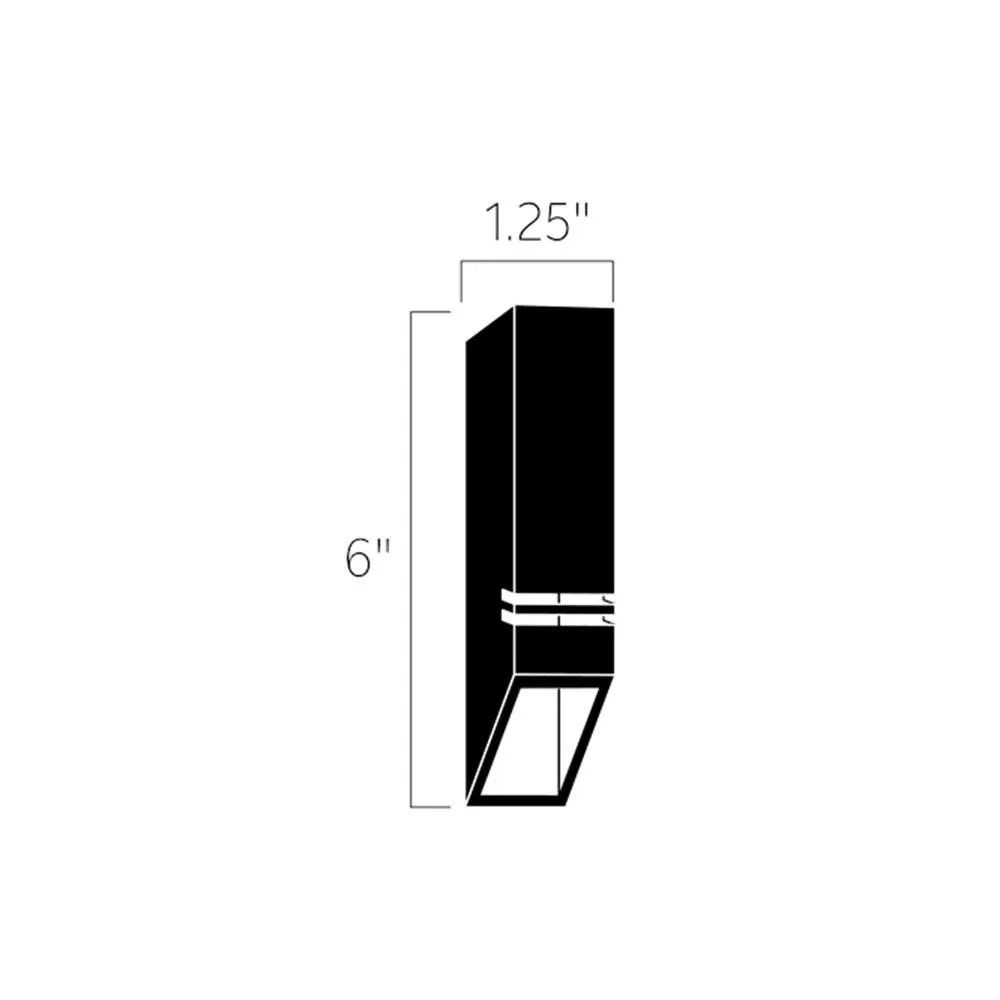 12V Landscape Louvered Rail Deck Light Centennial Brass