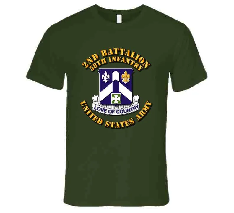 2nd Bn - 58th Infantry T Shirt