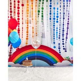 3x4m Colorful Balloons Rainbow Backdrop For Kid's Party Decor (Design 7) - CLEARANCE