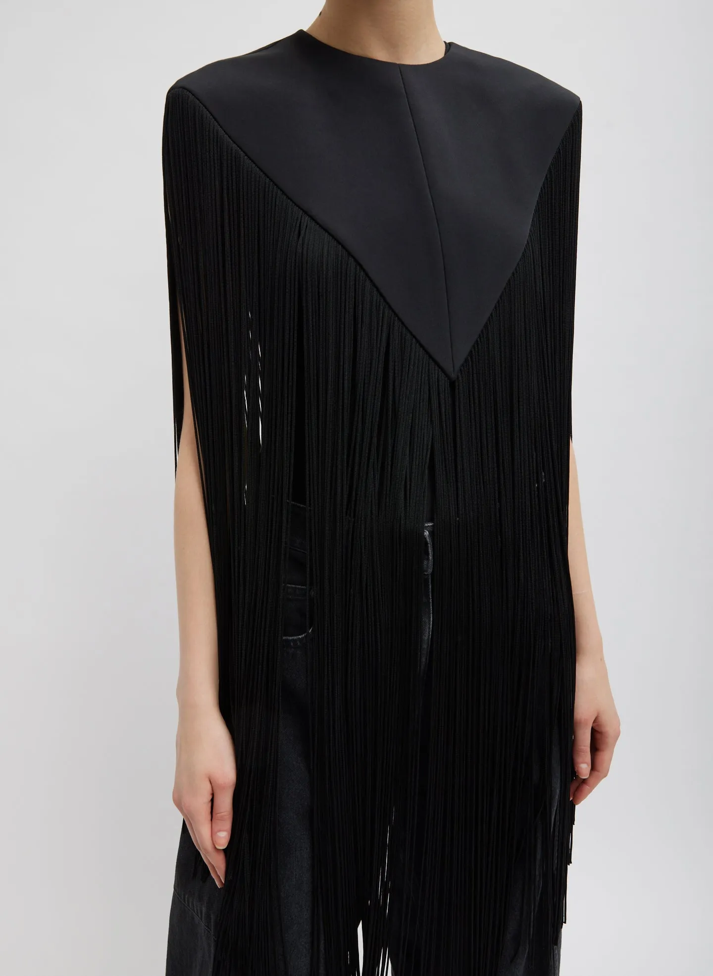 4-Ply Silk Fringe Cape