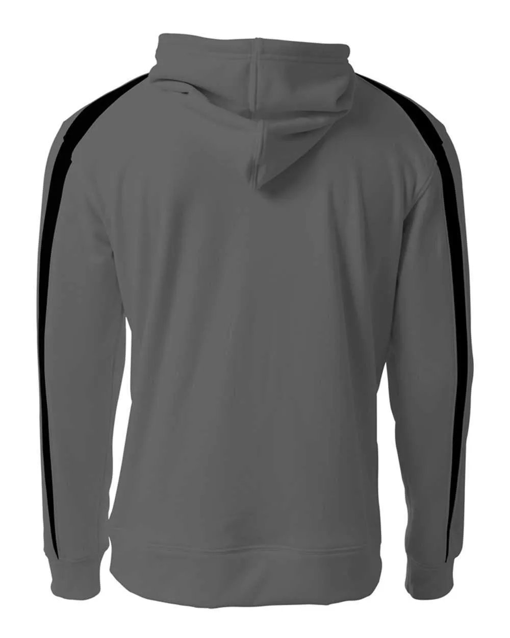 A4 NB4004 Spartan Fleece Hoodie - Black Graphite