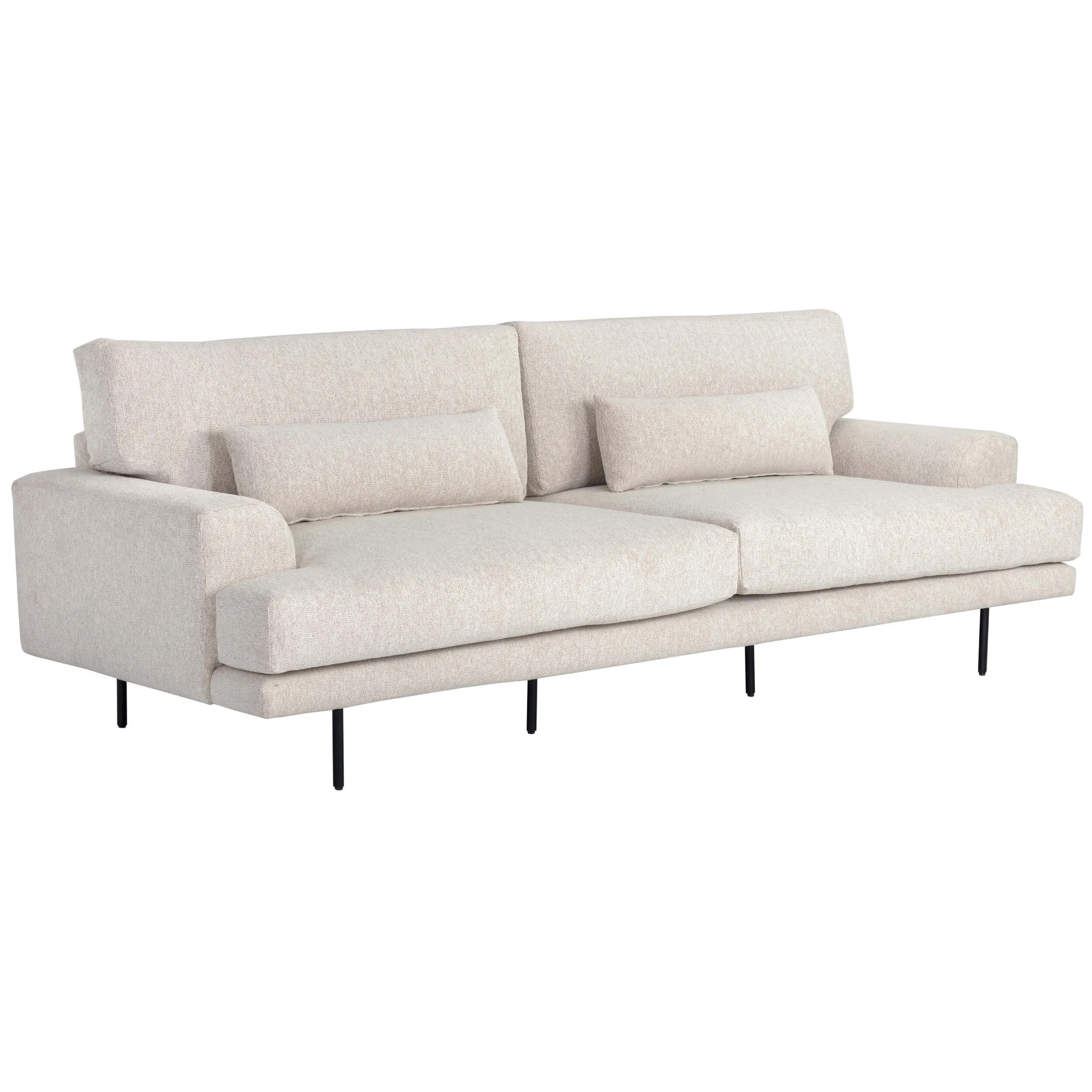 Abigail Sofa, Dove Cream