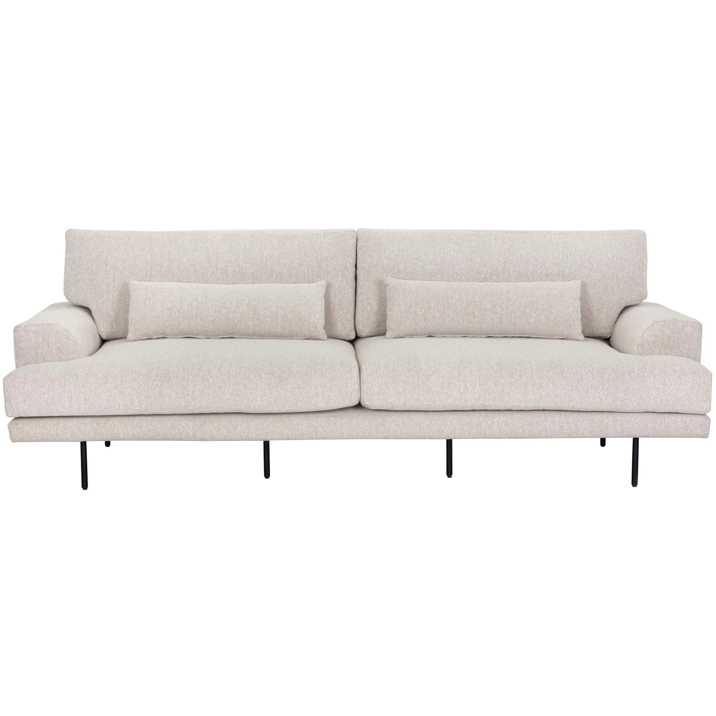 Abigail Sofa, Dove Cream