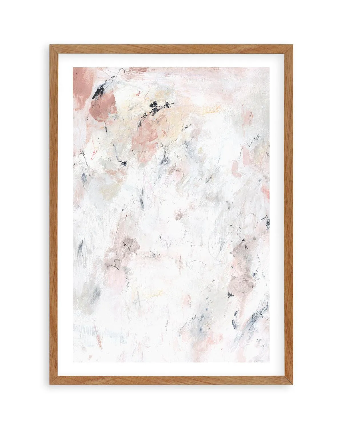 Abstract Blush I Art Print