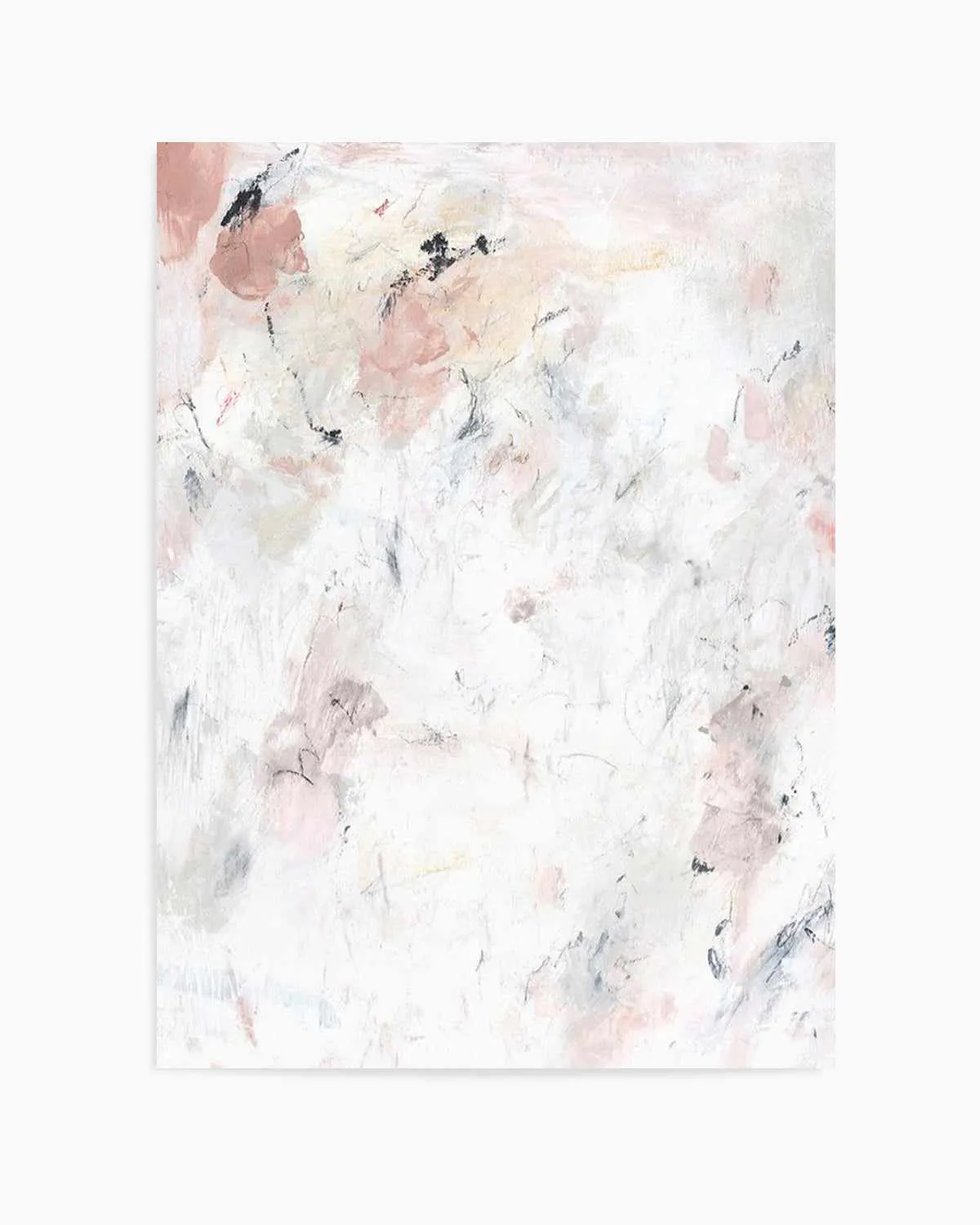 Abstract Blush I Art Print