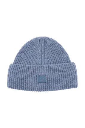 ACNE STUDIOS ribbed wool beanie hat with cuff