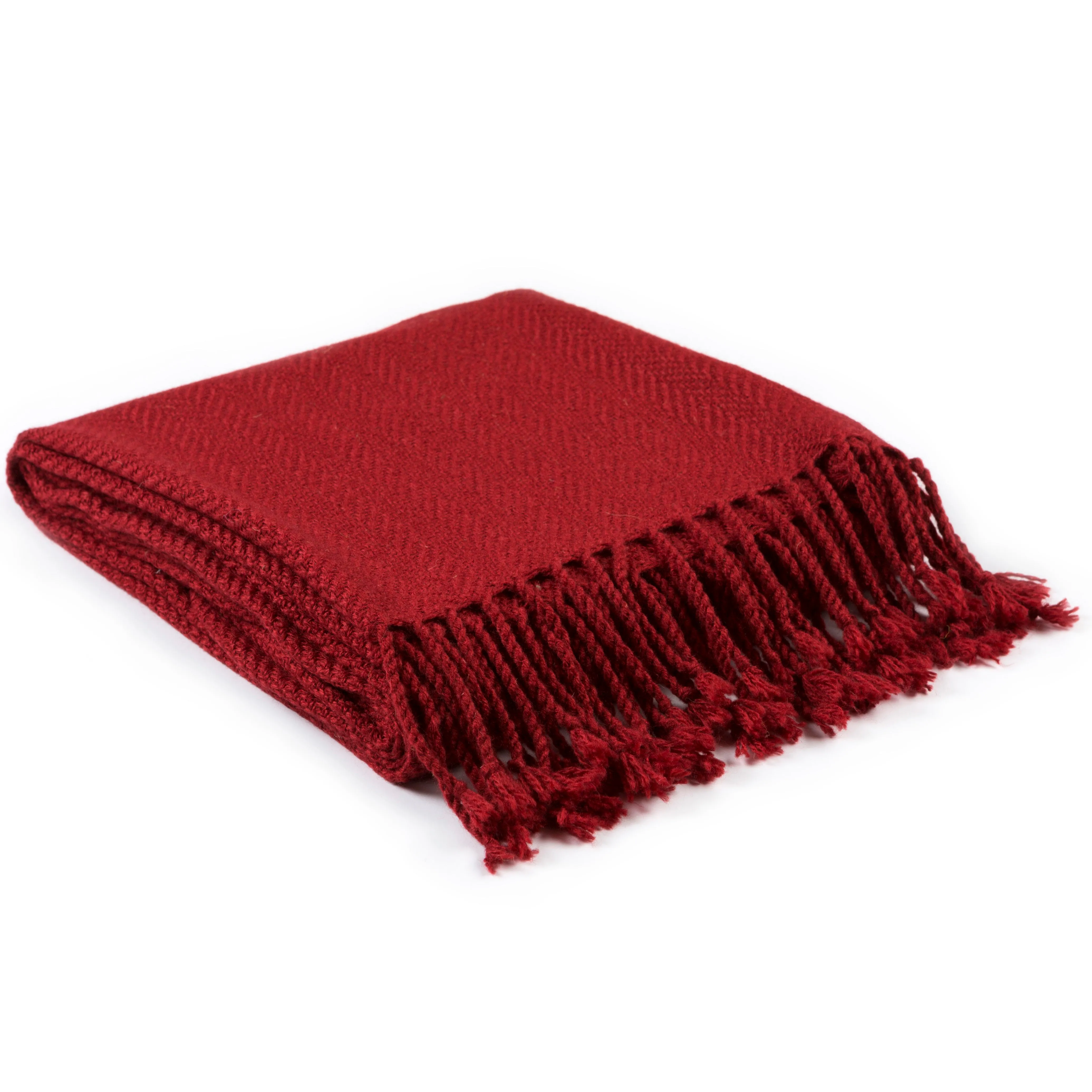 Acrylic Throw in Burgundy from the Turner Collection