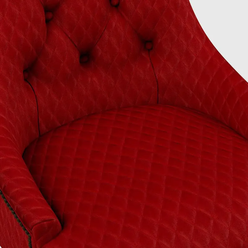 Acute Fabric in Brick Red