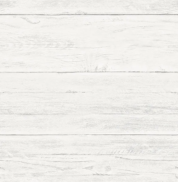 Adair White Shiplap Wallpaper