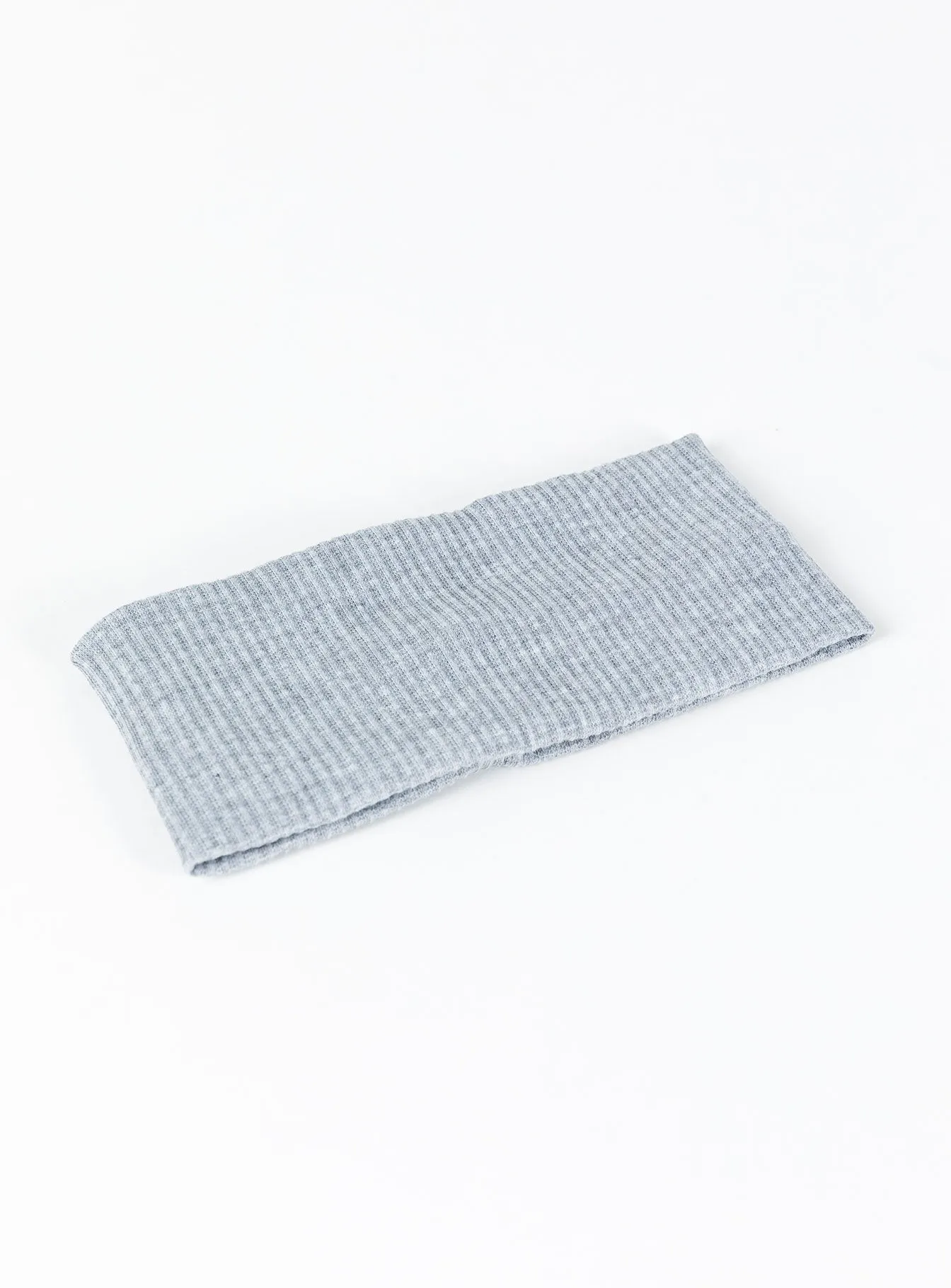 Adelina Knit Headband Grey Marle