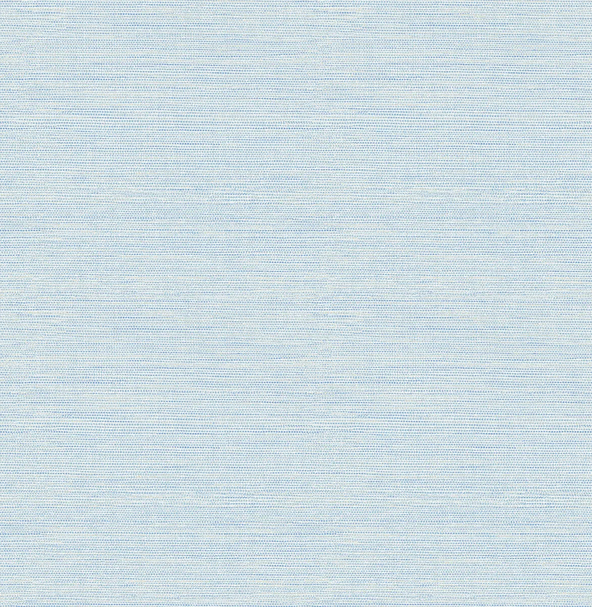 Agave Blue Faux Grasscloth Wallpaper