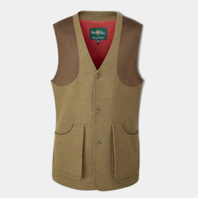 Alan Paine Combrook Tweed Shooting Waistcoat