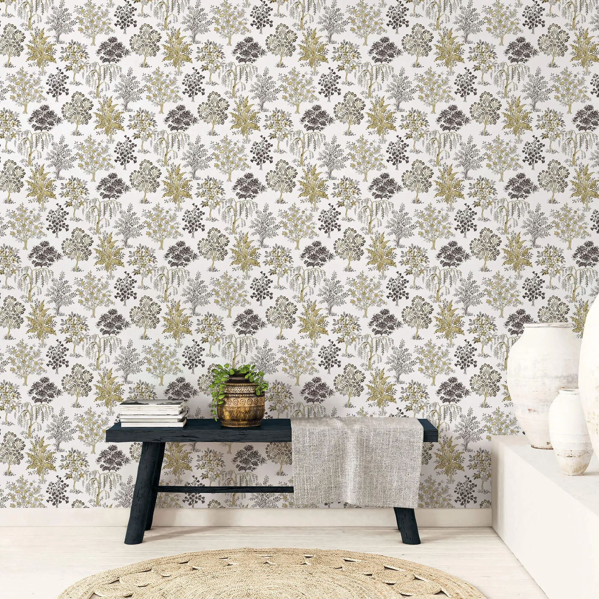 Alberi Trees Yellow Wallpaper from the Into the Wild Collection