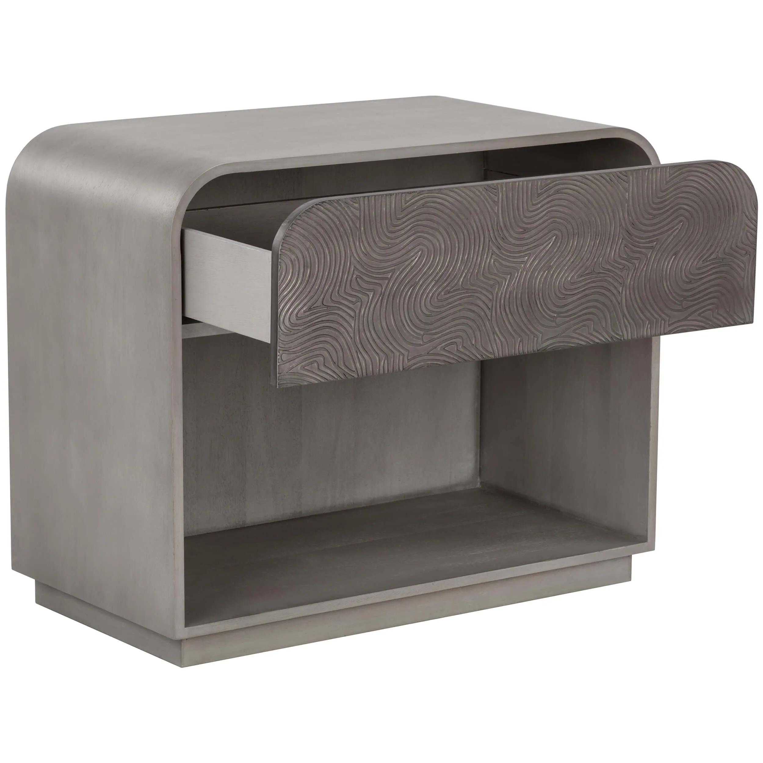 Algarve Nightstand, Grey