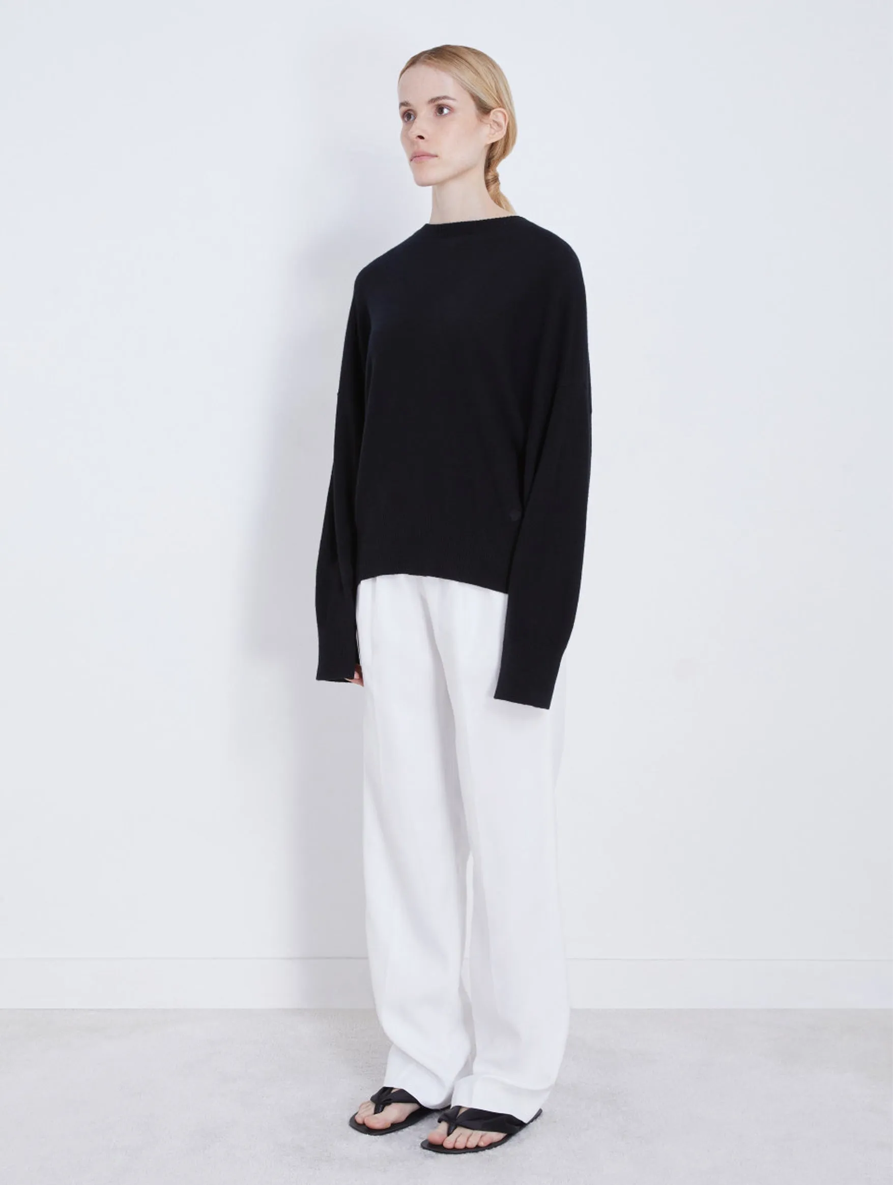 Anaa Cashmere Sweater in Black