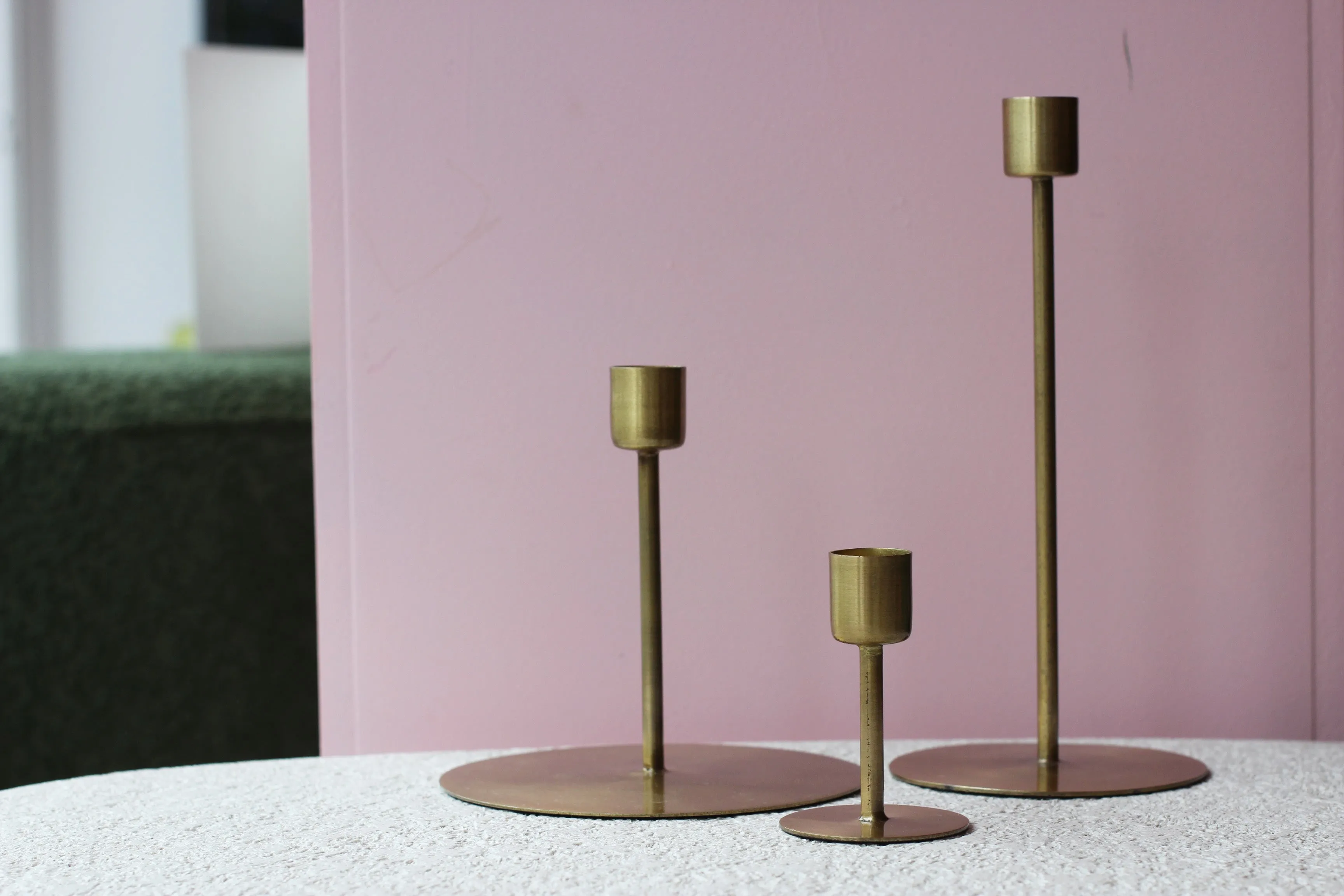 Anit Antique Brass Candleholder