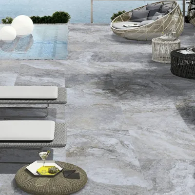 Arterra Porcelain Paver Argento Travertino - 24x24"