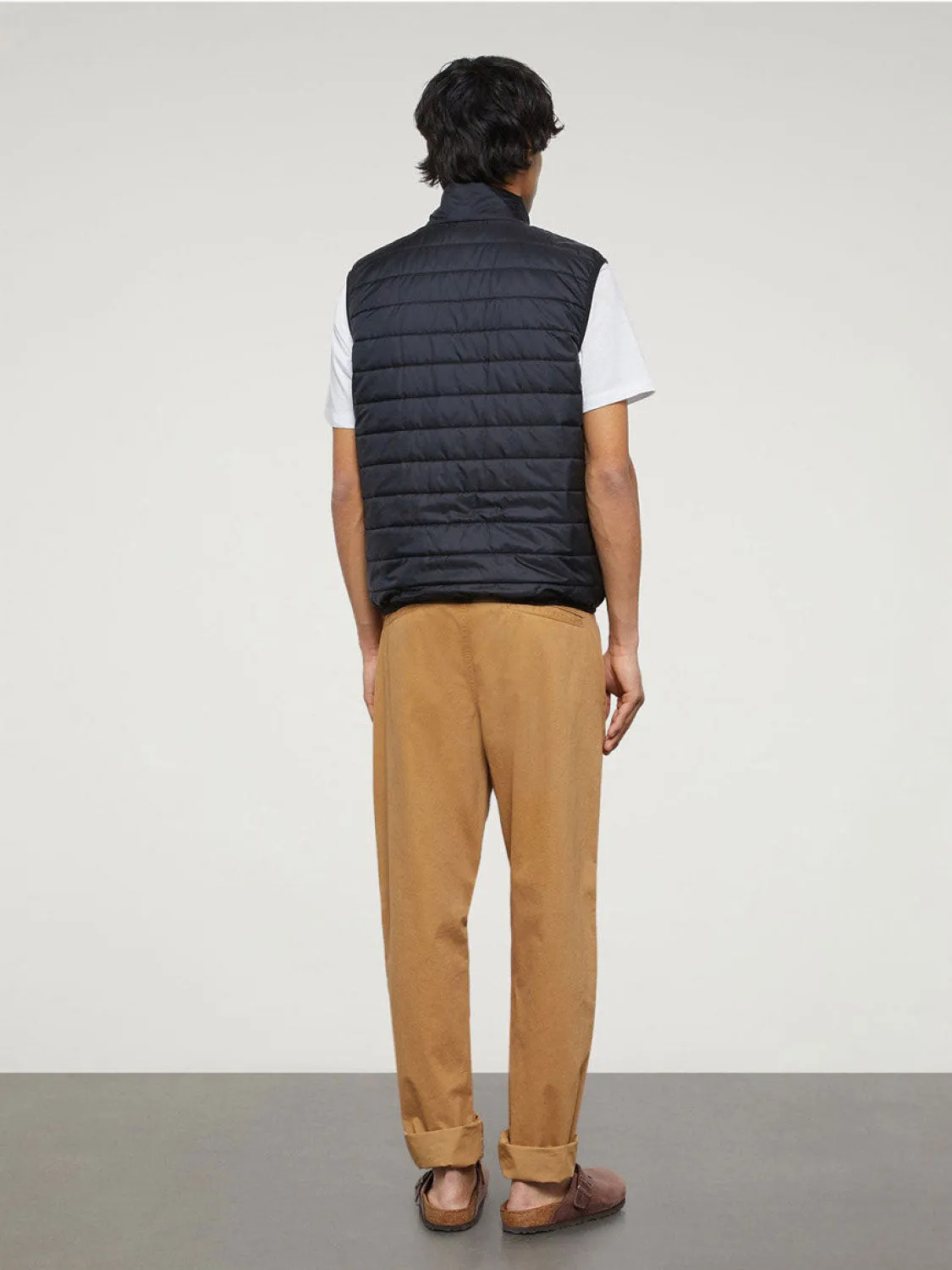 Aspesi Slim-Fit Quilted Shell Down Gilet Black