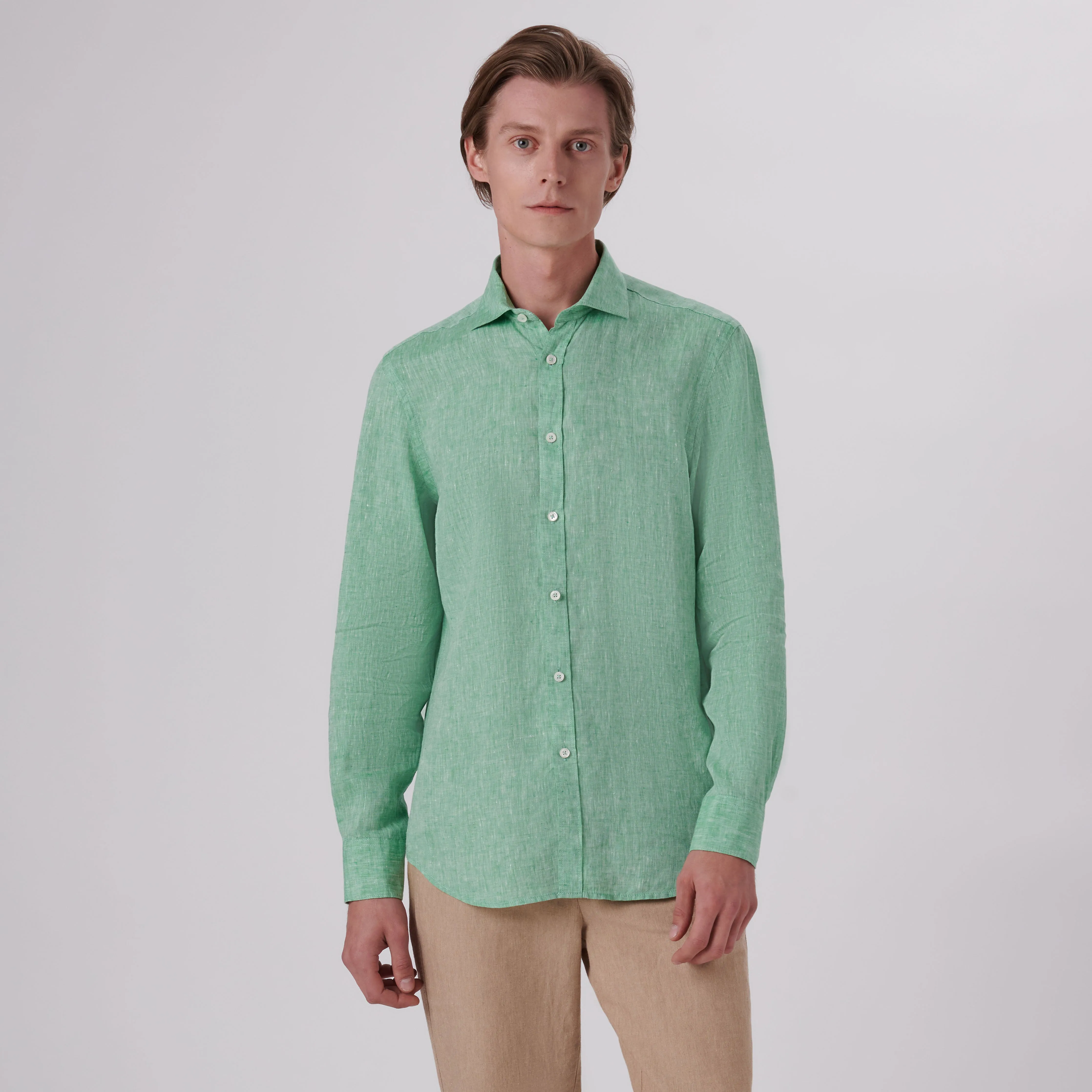 AXEL Solid Linen Shirt