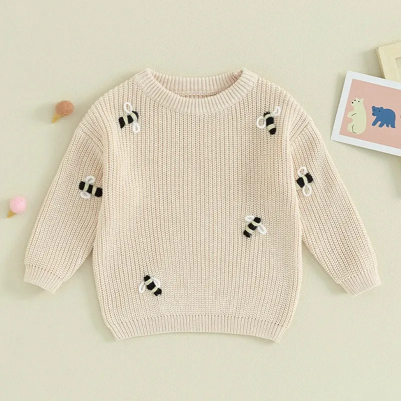 Baby (to 24M) Deluxe Girls Sweater - BUMBLEBEES