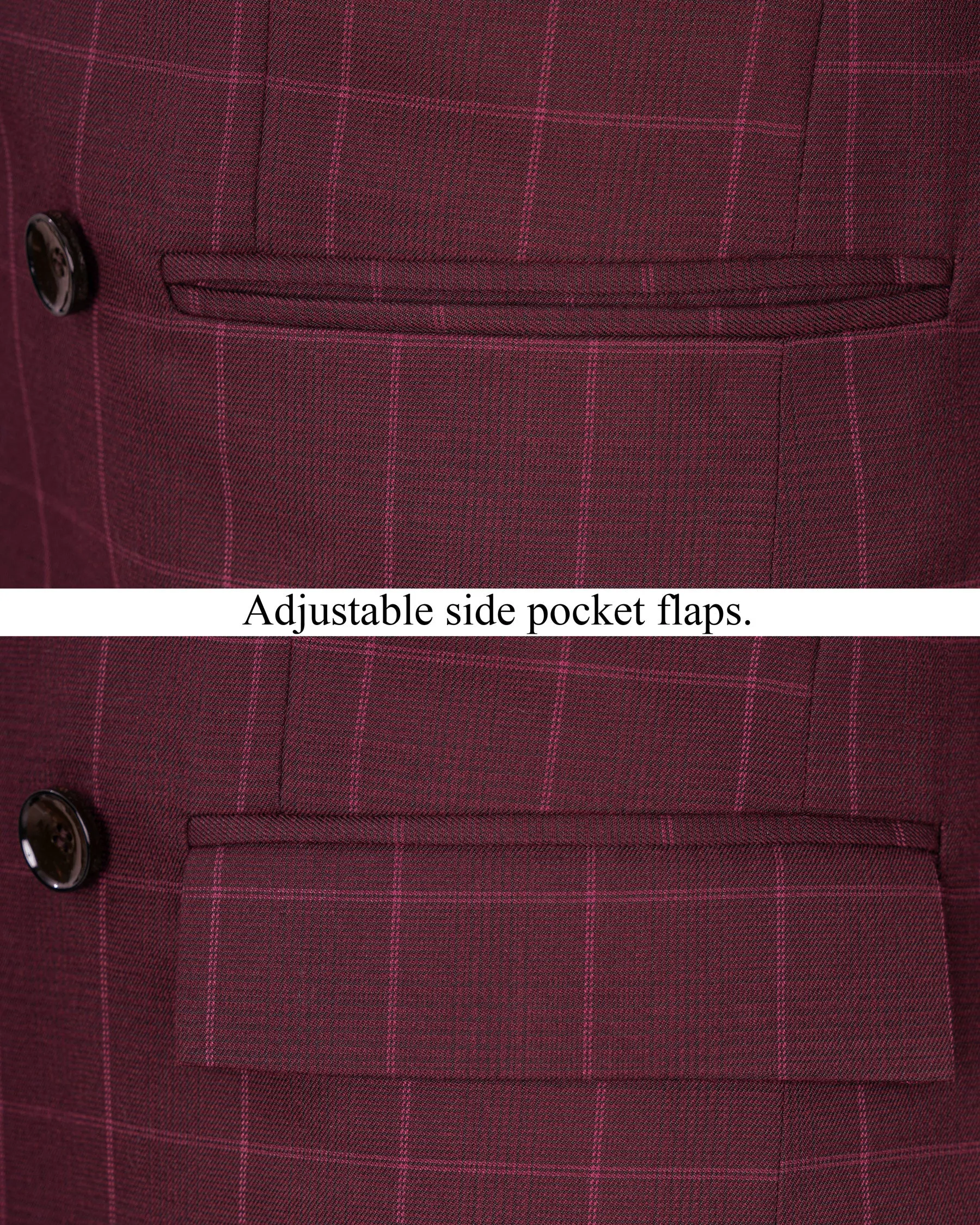 Barossa Windowpane Double Breasted  Blazer