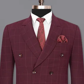 Barossa Windowpane Double Breasted  Blazer