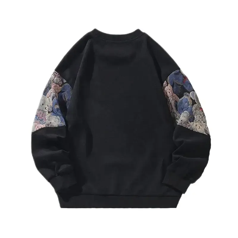 Bear Long Sleeve O Neck Sweatshirt