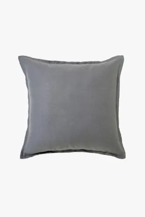 Belgian Washed Linen Charcoal Euro Pillowcase