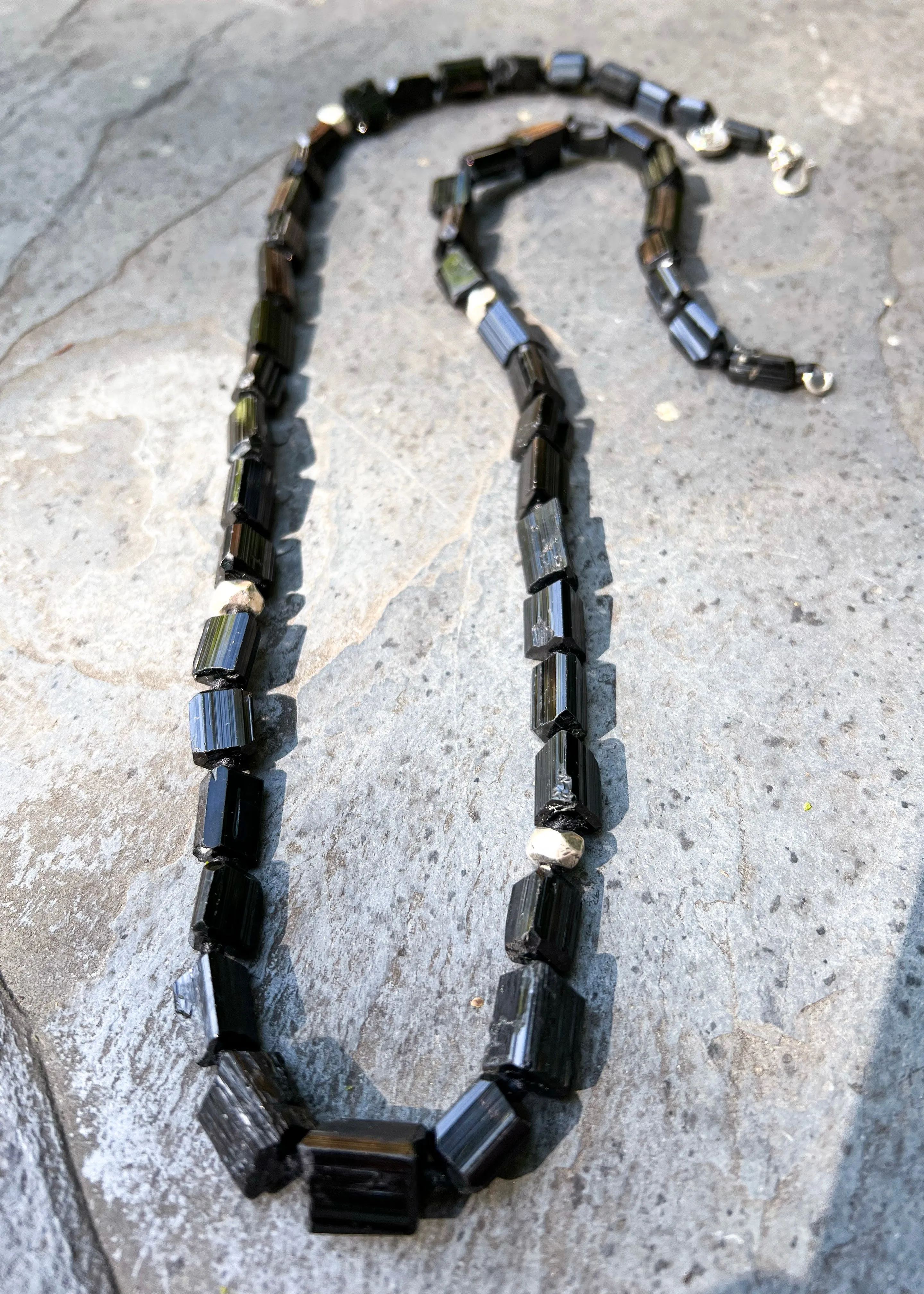 Black Tourmaline "Bela Lugosi's Dead - Bauhaus" Necklace