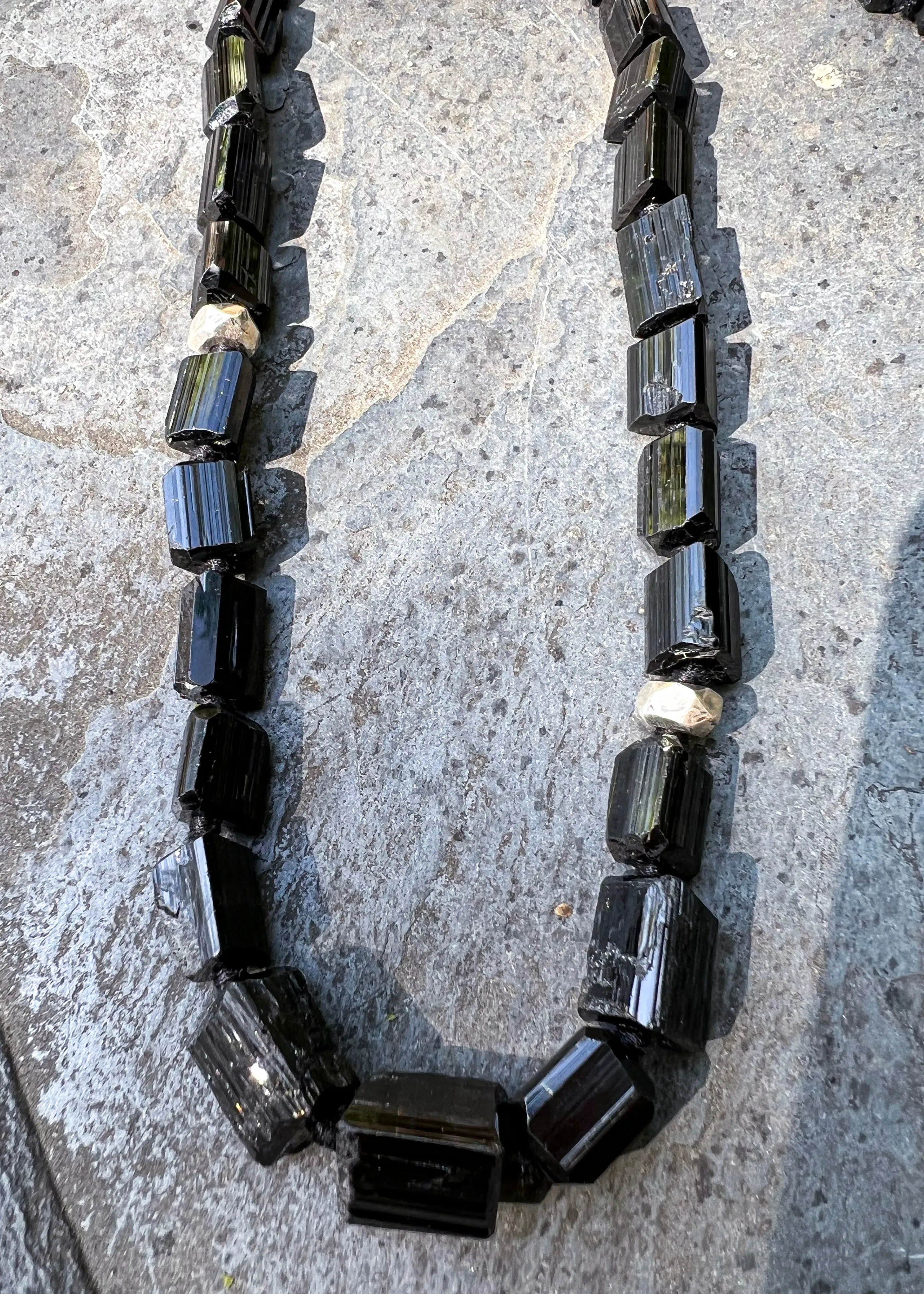 Black Tourmaline "Bela Lugosi's Dead - Bauhaus" Necklace