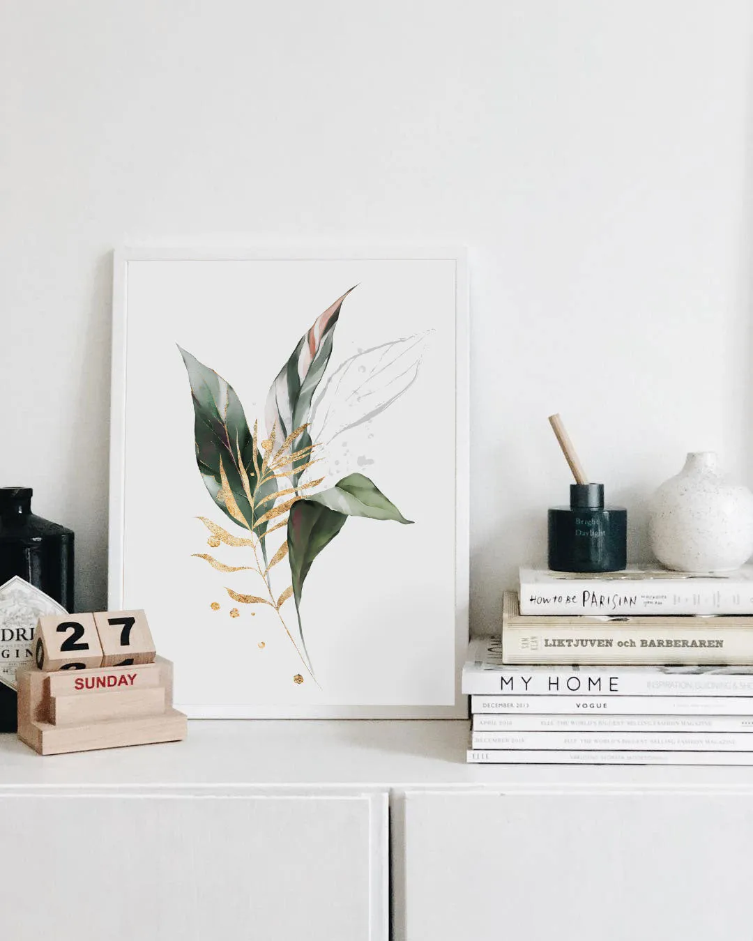 Botanical Wall Art Print 'Lush' - Plant Prints, Botanical Art Prints and Botanical Illustrations