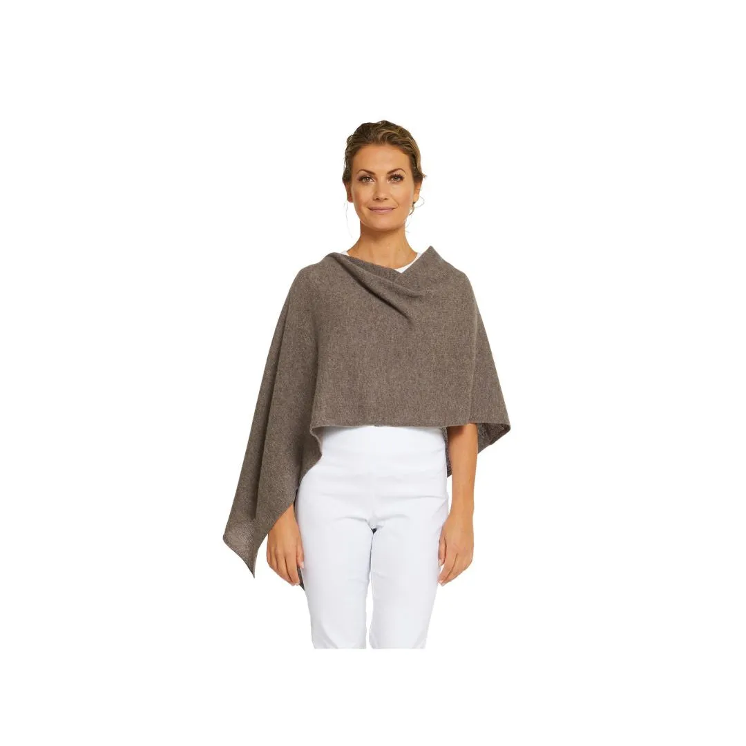 CASHMERE CLASSIC TOPPER - CHESTNUT