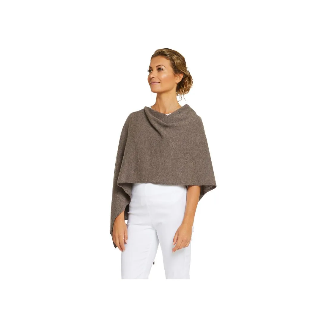 CASHMERE CLASSIC TOPPER - CHESTNUT