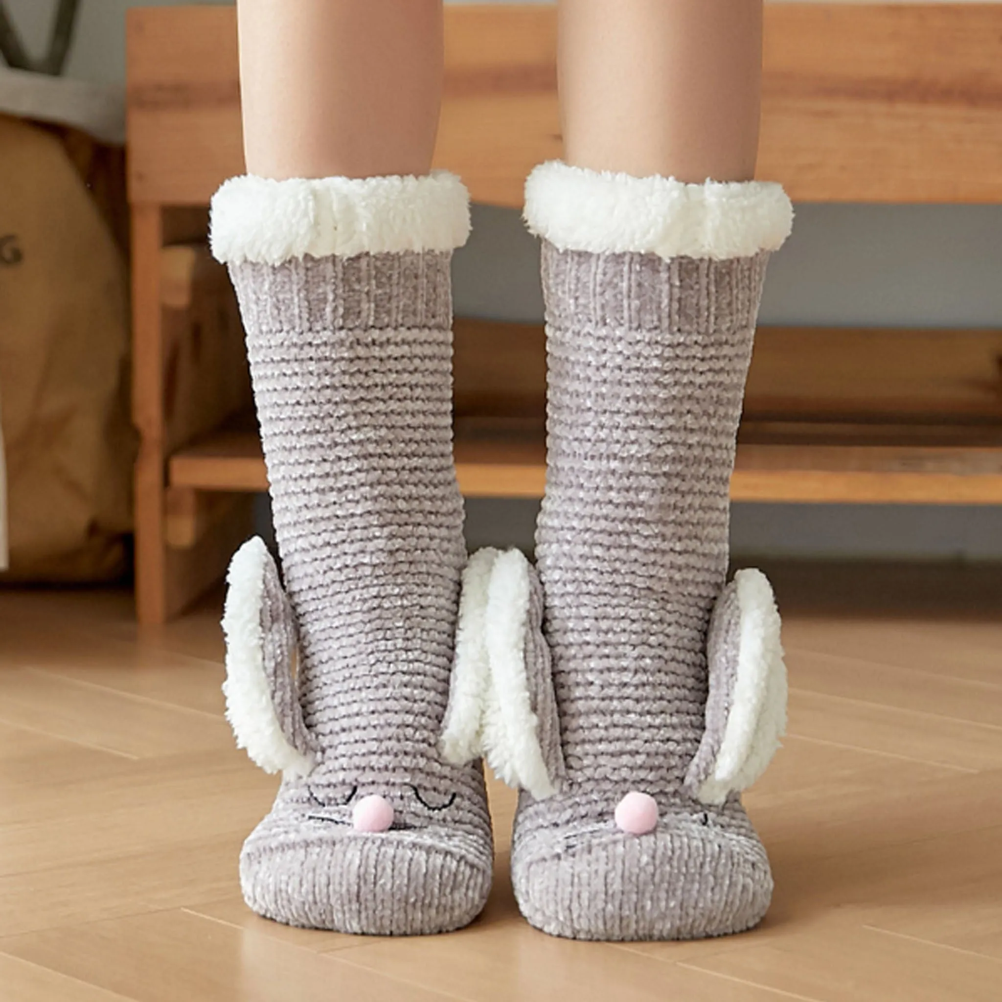 Casual Thick Thermal Sleeping Socks | Sherpa Lined Sock