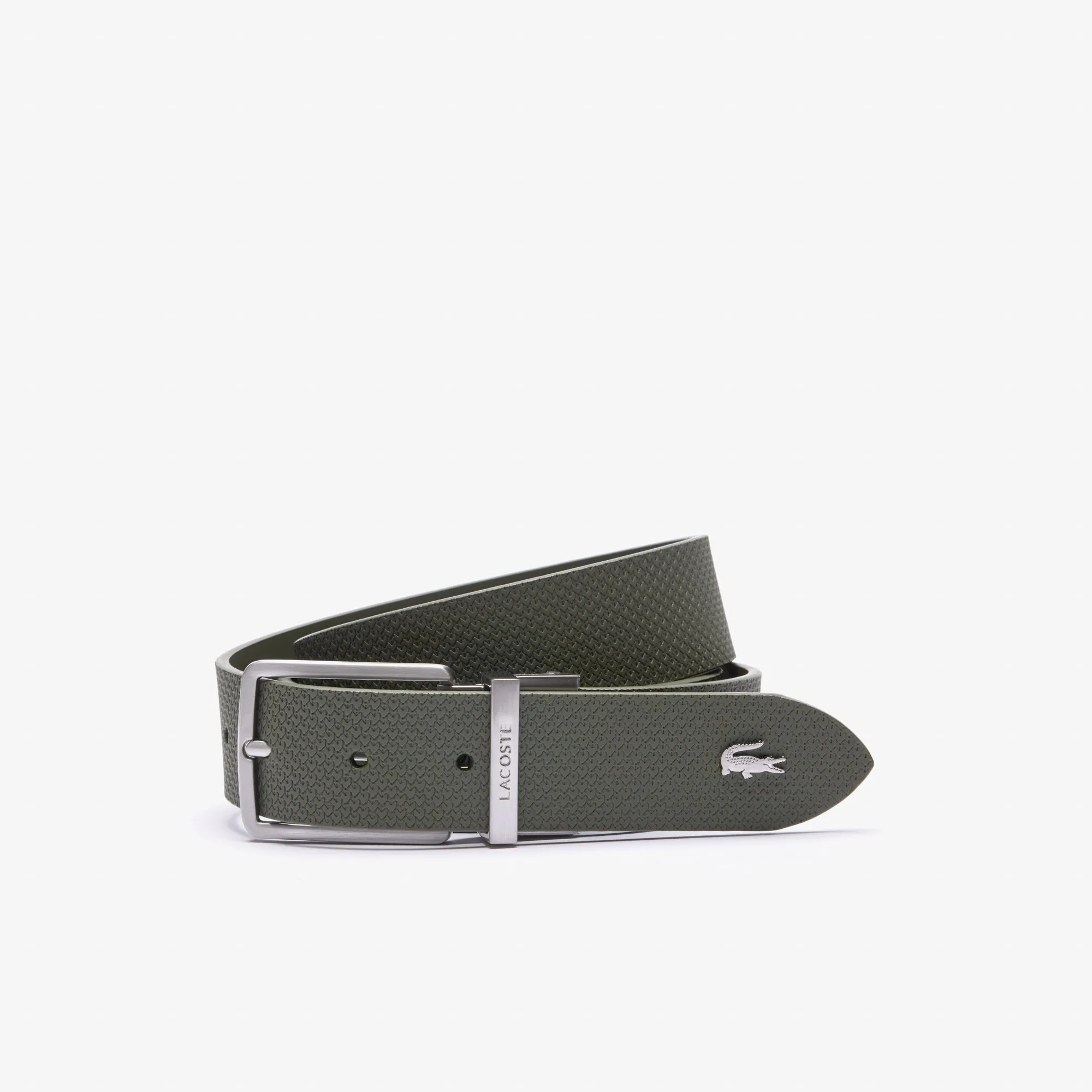 Reversible Wide Buckle Belt with Chantaco Design