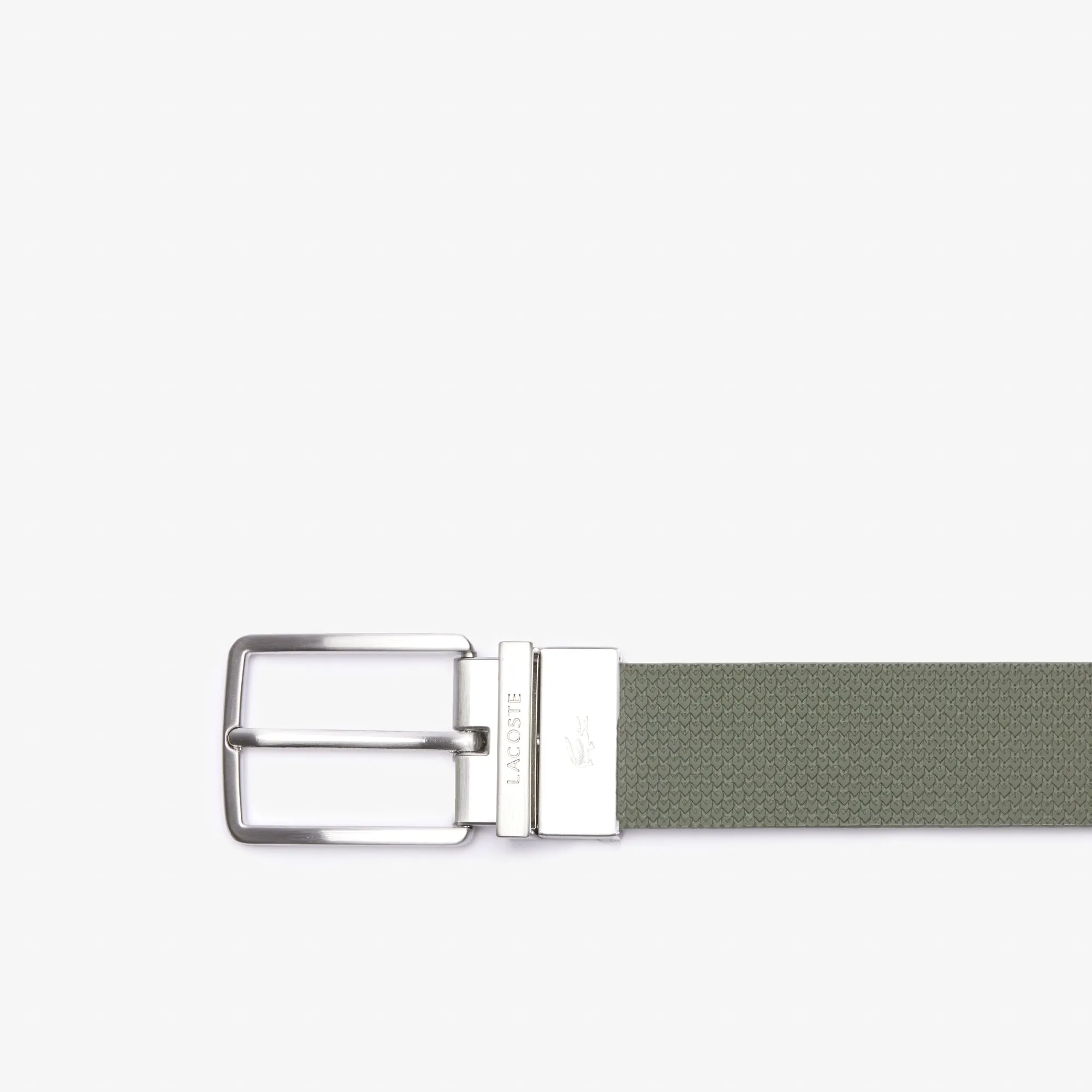 Reversible Wide Buckle Belt with Chantaco Design