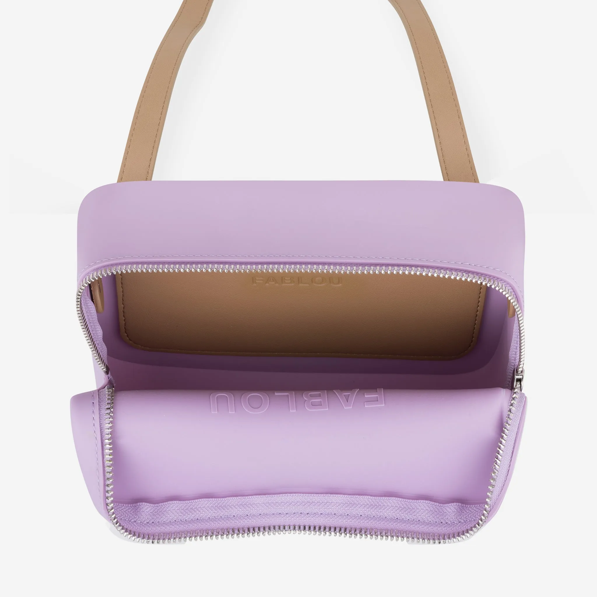 Chelsea silicone crossbody bag - Lilac