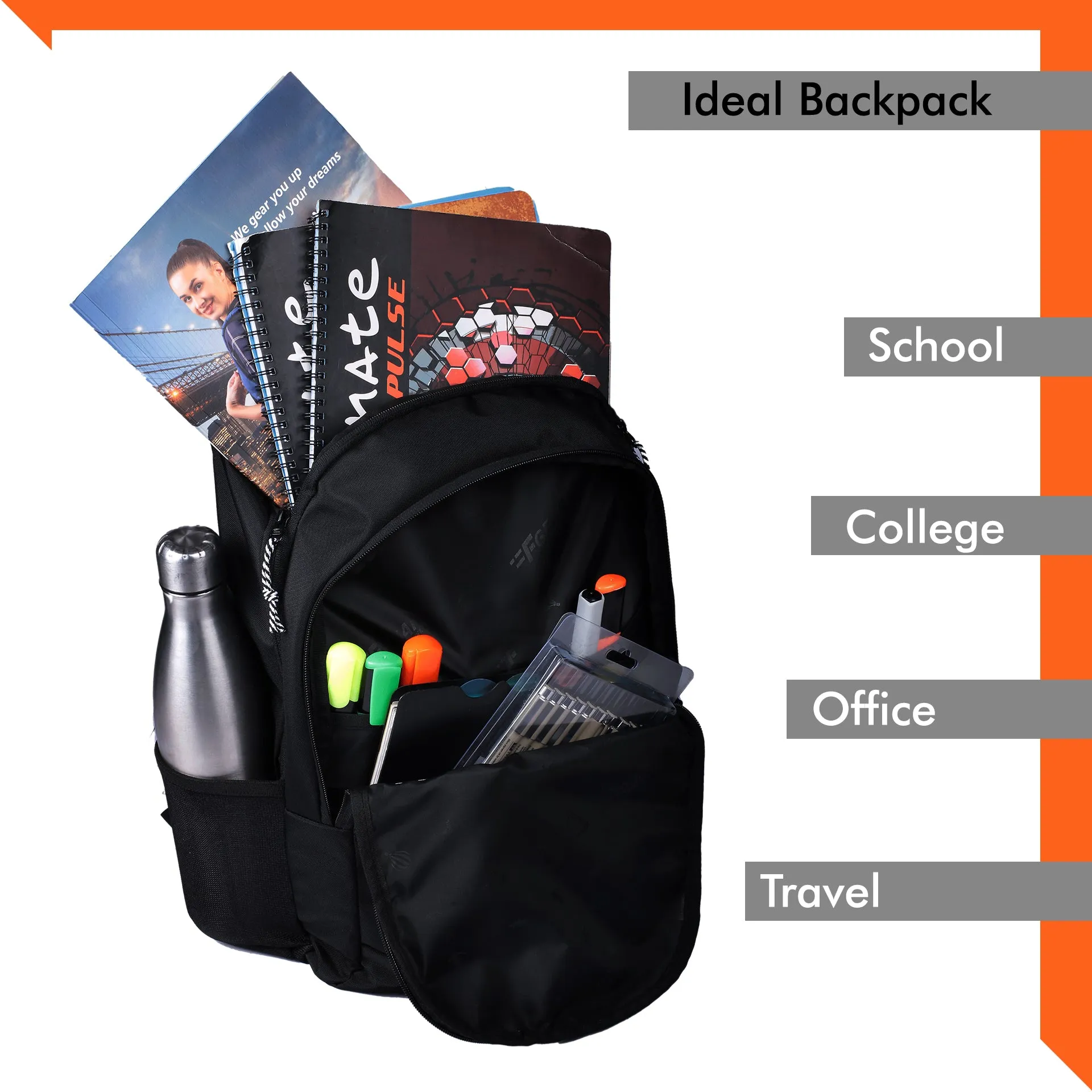 Circadian 27 L Guc Black Backpack