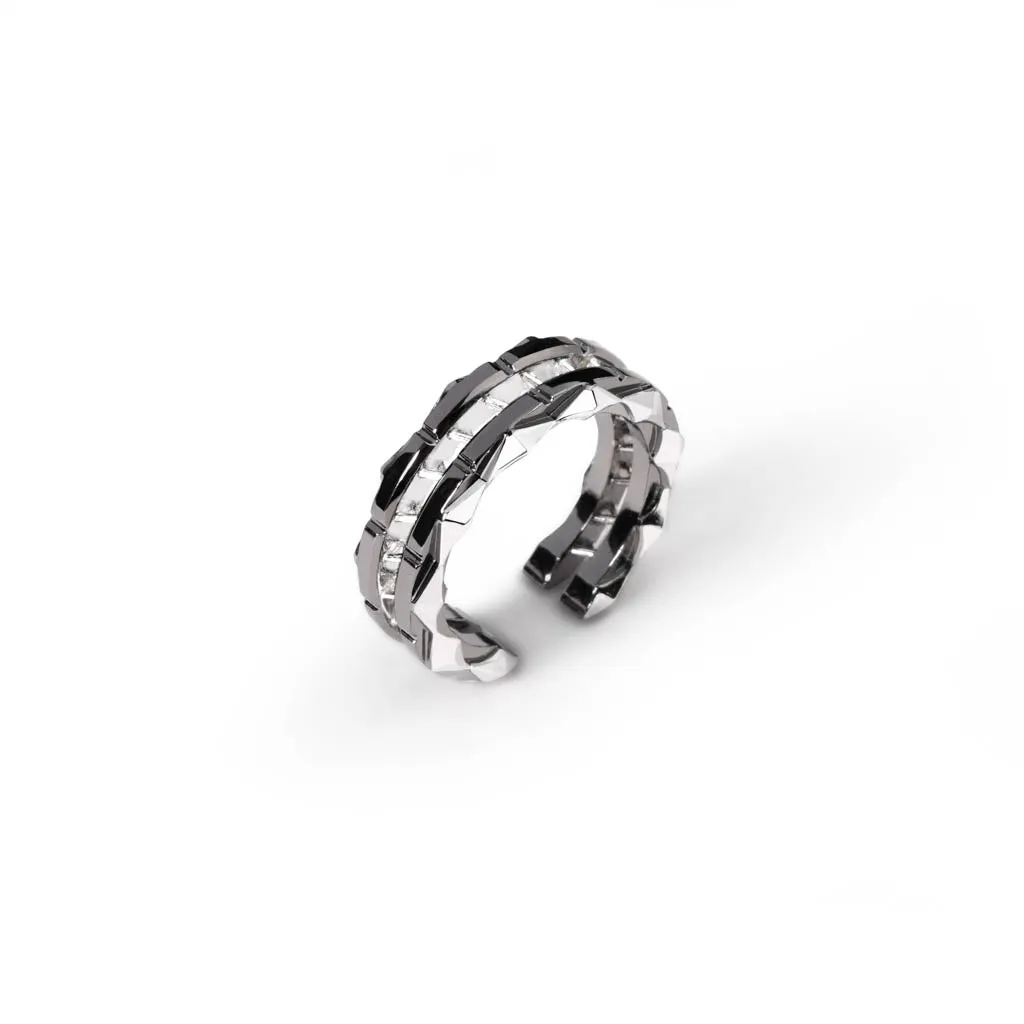 Classic Love Song Ring [Black gold]