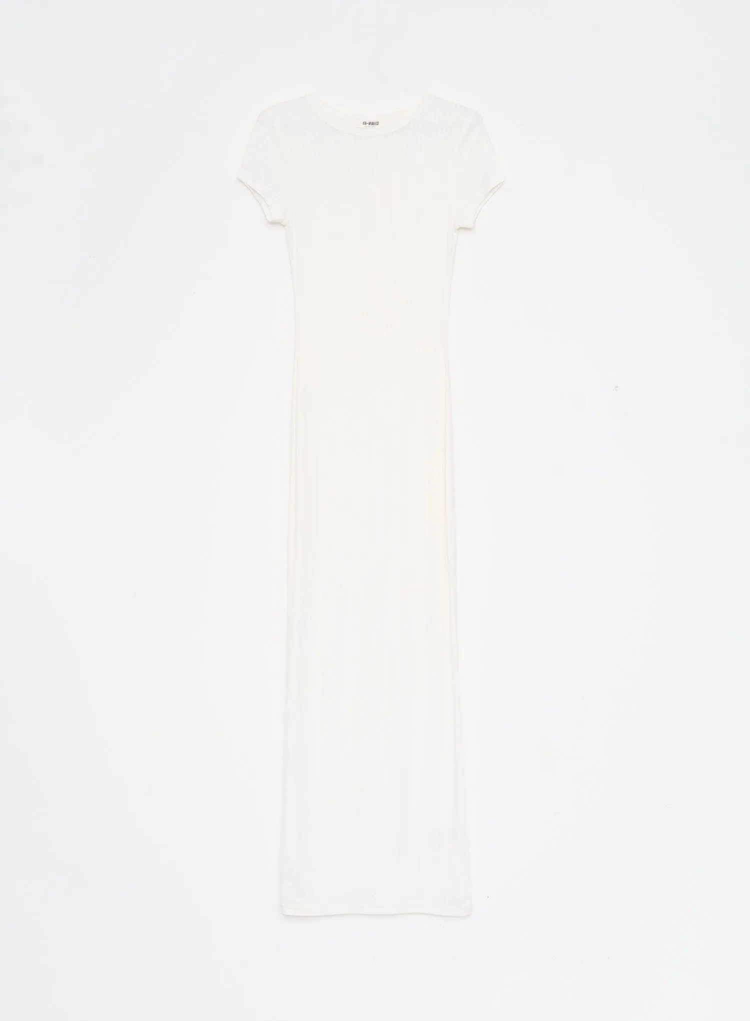 Cream Sheer Knitted Maxi Dress- Kendall