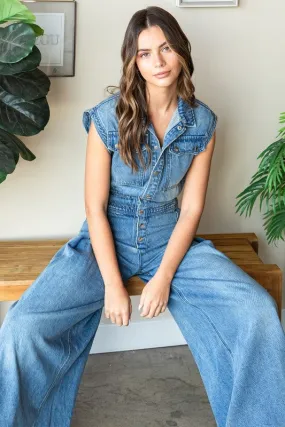 Darla Denim Jumpsuit