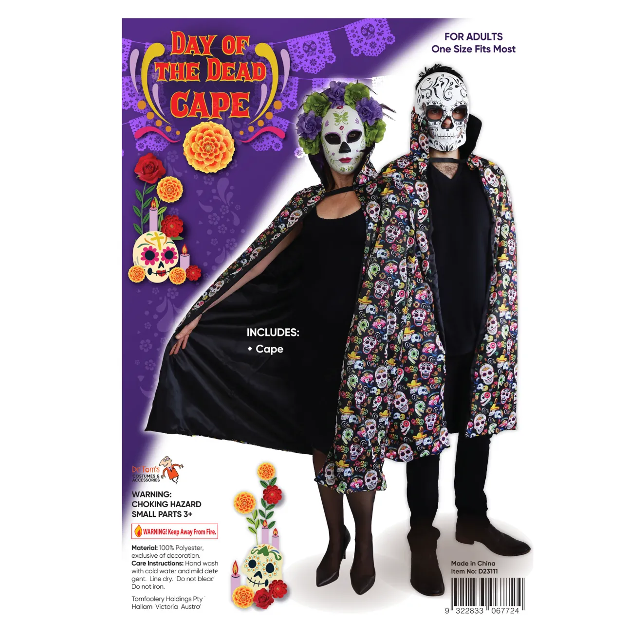 Day of the Dead Cape