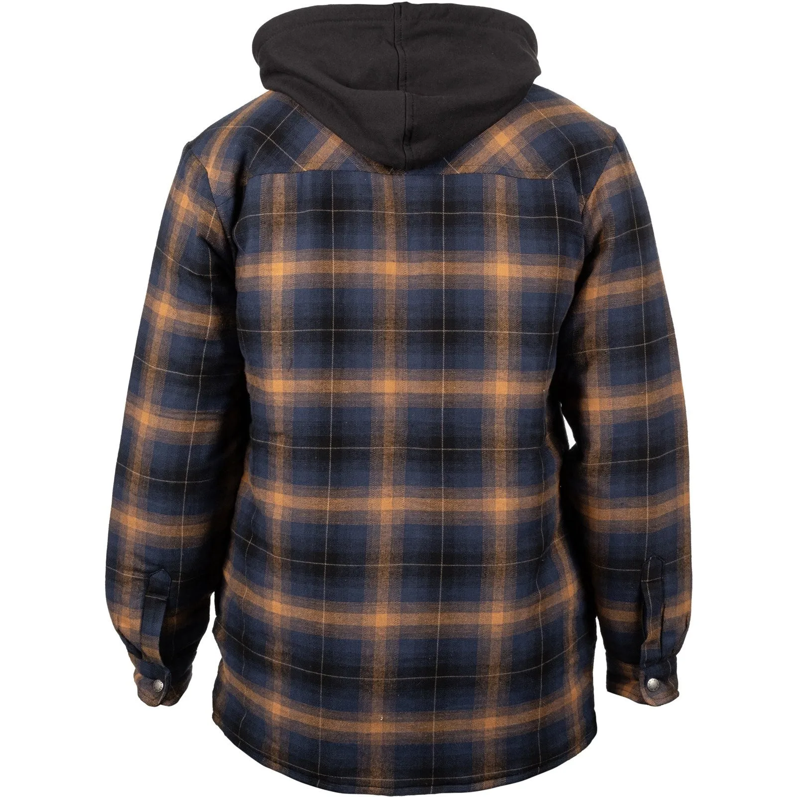 Dickies Fleece Hood Flannel Shirt Jacket