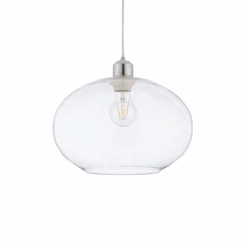 Dimitri 1 Light Clear Ceiling Pendant Light - shade only