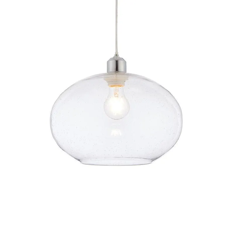 Dimitri 1 Light Clear Ceiling Pendant Light - shade only