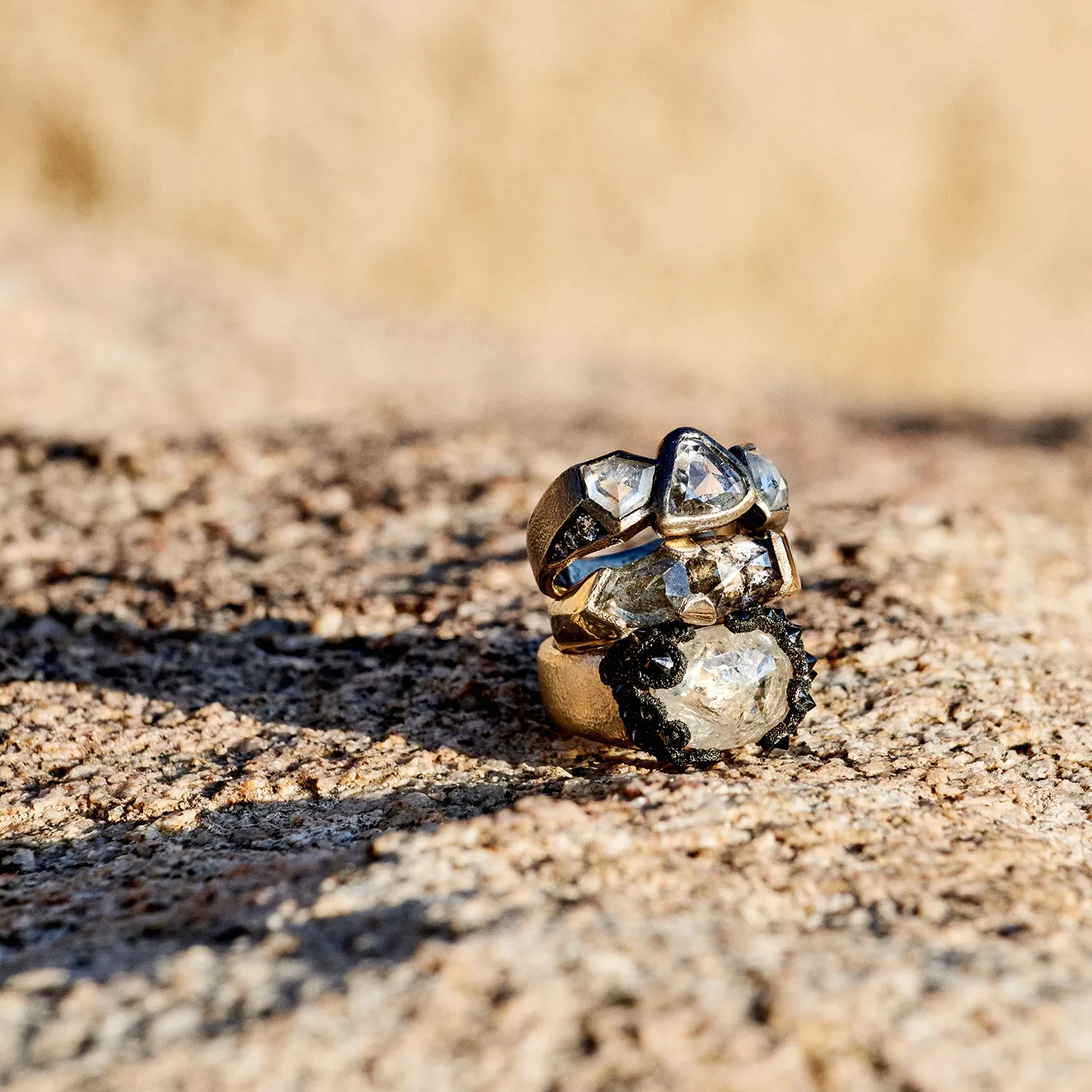 Dual Forces Diamond Ring