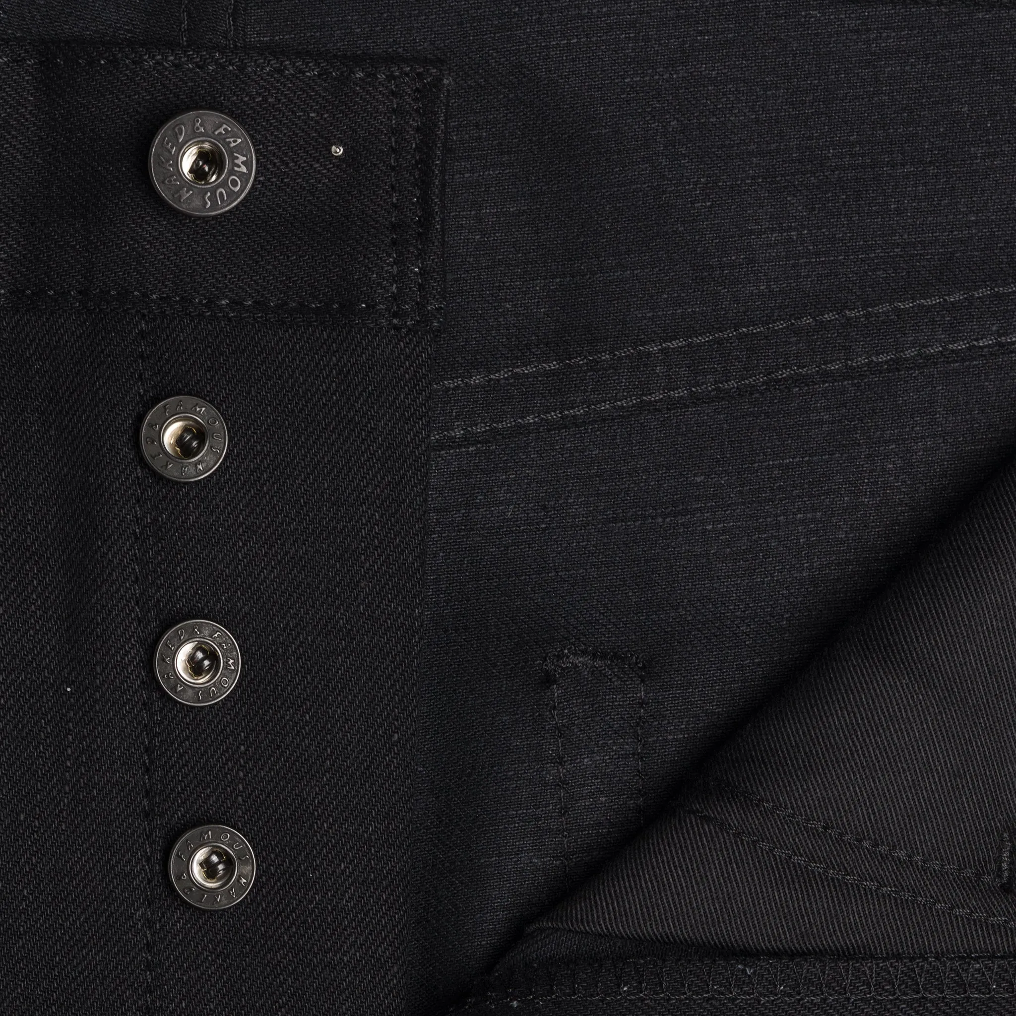 Easy Guy - Solid Black Selvedge