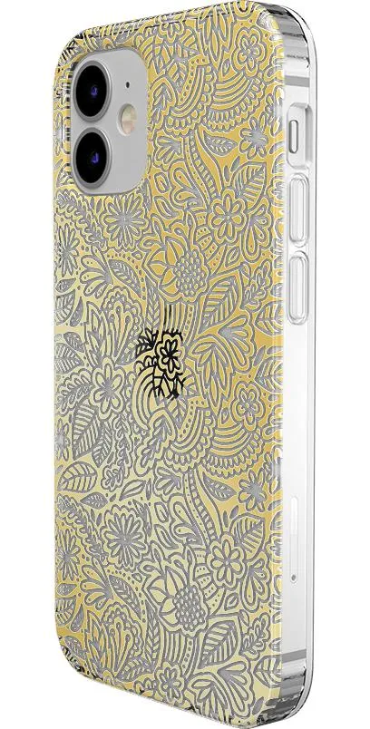 Floral Mandala | Rose Gold Clear Case