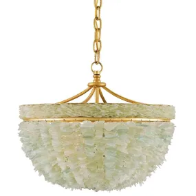 Gilded Seaglass Chandelier